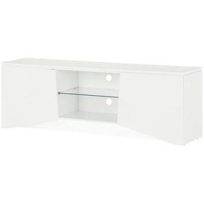 TV-Lowboard - weiß - Materialmix - 168,5 cm - 57 cm - cm 39,5 | Möbel Kraft