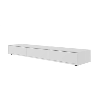 TV-Lowboard - weiß - Materialmix - 200 cm - 22 cm - cm 43,0 | Möbel Kraft