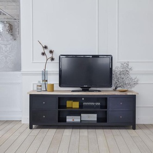 TV-Möbel aus Mahagoni und massivem Teakholz 180 cm