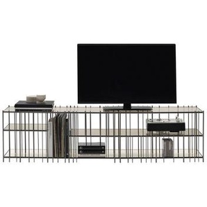 TV Möbel Metrica braun metall / L 160 x T 35 x H 41 cm - Mogg - Metall