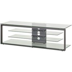 TV-Lowboard - transparent/klar - Materialmix - 130 cm - 42 cm - 40 cm | Möbel Kraft