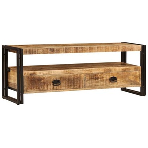 TV-Schrank 120x35x45 cm Massivholz Mango