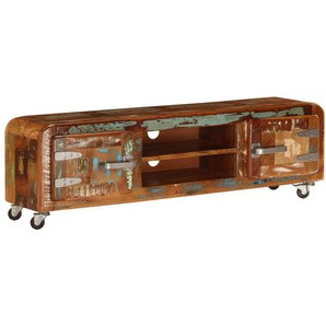 TV-Schrank 120x30x36 cm Altholz Massiv