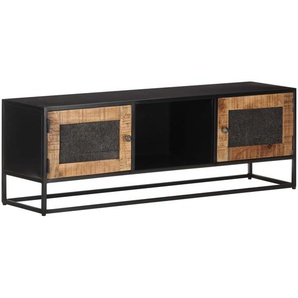 TV-Schrank 120x30x40 cm Raues Mangoholz