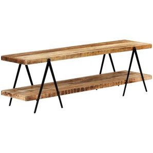 TV-Regal 160x40x50 cm Massivholz Mango
