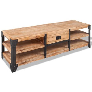 TV-Schrank Massivholz Akazie 140x40x45 cm