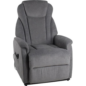 TV-Sessel DUO COLLECTION Sessel Gr. Stoff, mit Relaxfunktion, Relaxfunktion, B/H/T: 77 cm x 114 cm x 92 cm, grau Fernsehsessel und TV-Sessel mit Aufstehhilfe Toronto XXL, bis zu 150 KG belastbar Bestseller