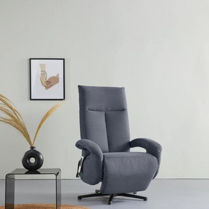 TV-Sessel SIT&MORE Birkholm Sessel Gr. Luxus-Microfaser ALTARA NUBUCK, mit 2 Motoren-mit Akku-mit Aufstehhilfe-Größe XL, B/H/T: 74 cm x 117 cm x 85 cm, grau Fernsehsessel und TV-Sessel wahlweise manuell, mit zwei Motoren oder Akku 2