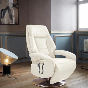 TV-Sessel SIT&MORE Enjoy Sessel Gr. NaturLEDER, 2-motorig, ohne Aufstehhilfe, B/H/T: 74 cm x 111 cm x 77 cm, beige (creme) Fernsehsessel und TV-Sessel