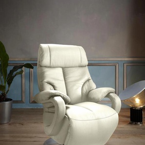 TV-Sessel SIT&MORE Gisborne Sessel Gr. NaturLEDER, manuell verstellbar, ohne Aufstehhilfe, B/H/T: 80 cm x 115 cm x 80 cm, beige (creme) Fernsehsessel und TV-Sessel Sessel in Größe L, wahlweise mit Motor Aufstehhilfe