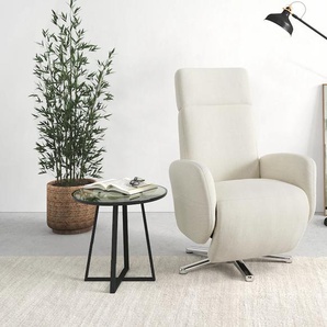 TV-Sessel SIT&MORE Grenoble Sessel Gr. Flachgewebe, manuell verstellbar, B/H/T: 71 cm x 110 cm x 82 cm, beige (linen) Fernsehsessel und TV-Sessel
