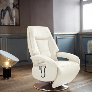 TV-Sessel SIT&MORE Launceston Sessel Gr. NaturLEDER, 2-motorig-mit Aufstehhilfe, Aufstehhilfe, B/H/T: 74 cm x 109 cm x 77 cm, beige (creme) Fernsehsessel und TV-Sessel Sessel in Größe S, wahlweise mit Motor Aufstehhilfe
