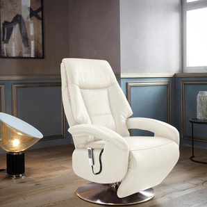 TV-Sessel SIT&MORE Launceston Sessel Gr. NaturLEDER, 2-motorig-mit Aufstehhilfe, Aufstehhilfe, B/H/T: 74 cm x 111 cm x 77 cm, beige (creme) Fernsehsessel und TV-Sessel Sessel in Größe M, wahlweise mit Motor Aufstehhilfe