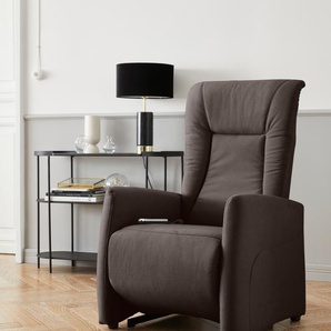 TV-Sessel SIT&MORE Melissa Sessel Gr. Soft clean, elektrisch verstellbar, mit 2 Motoren, mit kabelgebundener Fernbedienung und Akku, B: 71 cm, braun (espresso) Fernsehsessel und TV-Sessel