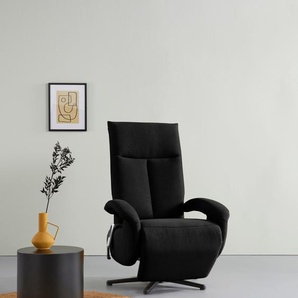 TV-Sessel SIT&MORE Tycoon Sessel Gr. Olympia EASY CLEAN, mit 2 Motoren-Größe XL, B/H/T: 74 cm x 117 cm x 85 cm, schwarz Fernsehsessel und TV-Sessel wahlweise manuell, mit zwei Motoren oder Akku 2