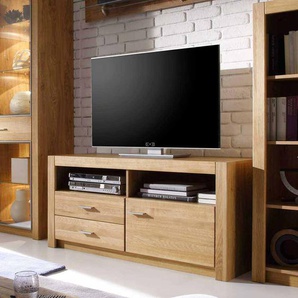 TV Unterschrank aus Asteiche teilmassiv geölt modern