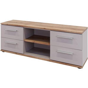 TV Lowboard  Neo ¦ grau ¦ Maße (cm): B: 138 H: 49,5 T: 36.5