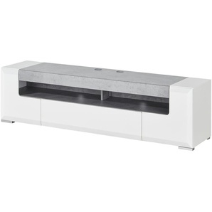 TV-Unterteil  Puro - weiß - Materialmix - 190 cm - 52 cm - 45 cm | Möbel Kraft