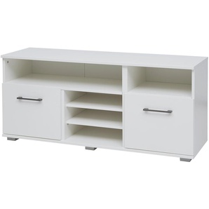 TV Lowboard  Varia Online ¦ weiß ¦ Maße (cm): B: 123 H: 54,5 T: 38.0