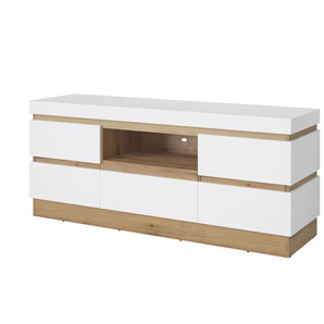 TV-Unterteil - weiß - Materialmix - 161 cm - 68 cm - cm 45,0 | Möbel Kraft