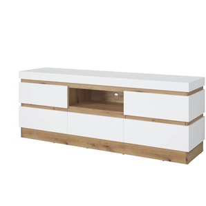 TV-Unterteil - weiß - Materialmix - 180 cm - 68 cm - cm 45,0 | Möbel Kraft