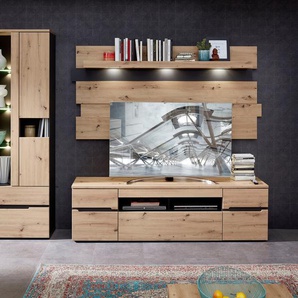 TV-Wand INNOSTYLE Kastenmöbel-Sets Gr. B/H/T: 287 cm x 197 cm x 47 cm, braun TV-Wände