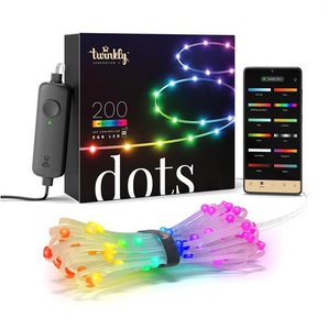 Twinkly Dots  200 App-controlled RGB LEDs 10 Meters Clear Wire