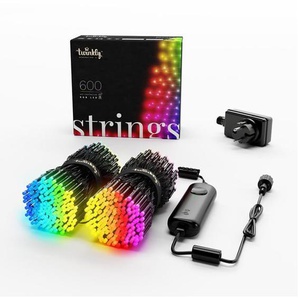 Twinkly Strings  600 App-Controlled RGB LEDs 48 Meters Black Wire
