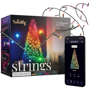 Twinkly Strings  750 RGB Lights String Black Wire Plug Type F