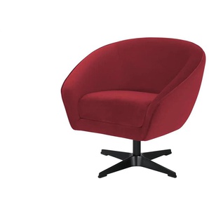 Twist Drehsessel Roma Mikrofaser - rot - Materialmix - 80 cm - 75 cm - cm 80,0 | Möbel Kraft