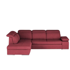 Twist Ecksofa Avilla - rot - Materialmix - 285 cm - 86 cm - cm 234,0 | Möbel Kraft