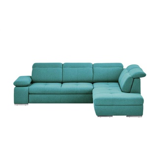 Twist Ecksofa Avilla - türkis/petrol - Materialmix - 285 cm - 86 cm - cm 234,0 | Möbel Kraft