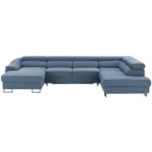 Twist Ecksofa Lavos - blau - Materialmix - 346 cm - 85 cm - cm 221,0 | Möbel Kraft