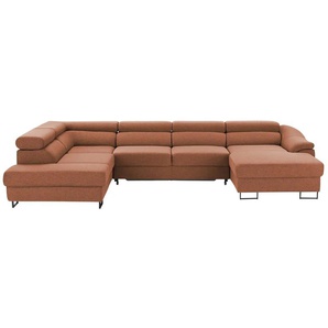 Twist Ecksofa Lavos - braun - Materialmix - 346 cm - 85 cm - cm 221,0 | Möbel Kraft
