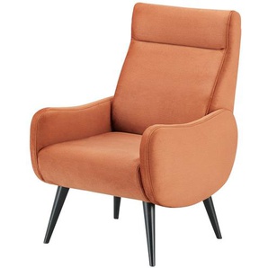 Twist Sessel  Scott - orange - Materialmix - 73 cm - 98 cm - 78 cm | Möbel Kraft