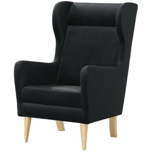Twist Sessel  Taco - schwarz - Materialmix - 66 cm - 111 cm - 89 cm | Möbel Kraft