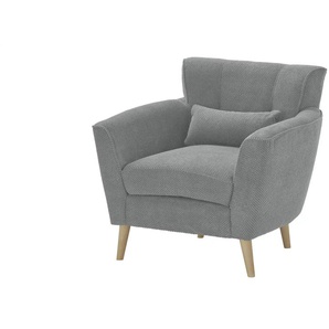 Twist Sessel Teddy - grau - Materialmix - 87 cm - 82 cm - cm 83,0 | Möbel Kraft