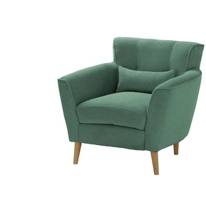 Twist Sessel Teddy - grün - Materialmix - 87 cm - 82 cm - cm 83,0 | Möbel Kraft