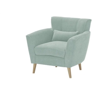 Twist Sessel Teddy - grün - Materialmix - 87 cm - 82 cm - cm 83,0 | Möbel Kraft