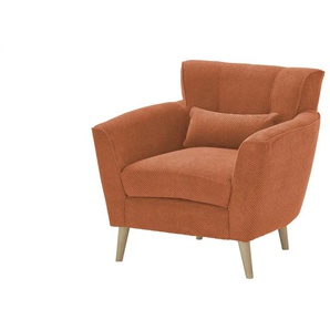 Twist Sessel Teddy - kupfer - Materialmix - 87 cm - 82 cm - cm 83,0 | Möbel Kraft