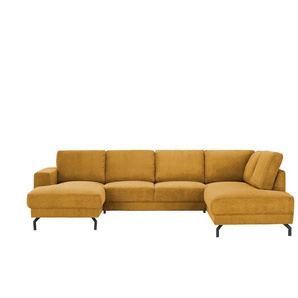 Twist Wohnlandschaft aus Cord Brazil - gelb - Materialmix - 303 cm - 78 cm - cm 200,0 | Möbel Kraft