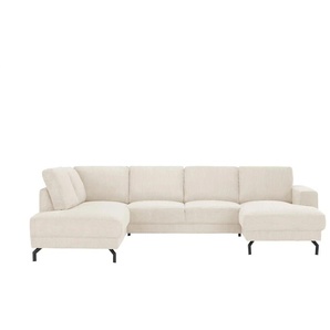 Twist Wohnlandschaft aus Cord Brazil - weiß - Materialmix - 303 cm - 78 cm - cm 200,0 | Möbel Kraft