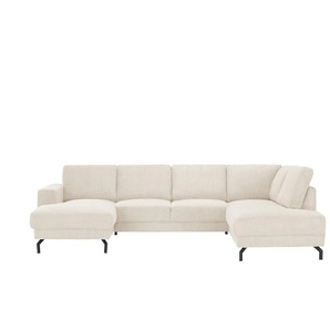 Twist Wohnlandschaft aus Cord Brazil - weiß - Materialmix - 303 cm - 78 cm - cm 200,0 | Möbel Kraft