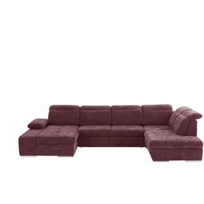 Twist Wohnlandschaft Avilla - rot - Materialmix - 355 cm - 86 cm - cm 234,0 | Möbel Kraft