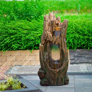 Ubbink Gartenbrunnen AcquaArte CERDA, 71 cm Breite, Komplettset mit LED
