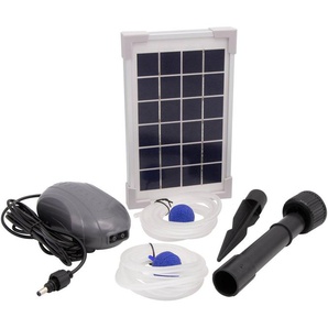 Ubbink Teichbelüfter AIR Solar 200, 180 l/h, 2 Luftausgänge und extra lange Schläuche