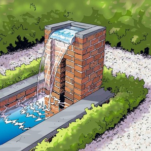 Ubbink Wasserfall NEVADA 30, 30 cm Breite
