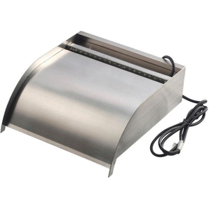 Ubbink Wasserfall Nevada 30 cm - mit LED-Beleuchtung, Edelstahl, mit LED-Leiste