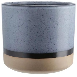 Übertopf - blau - Steingut - 19,3 cm - 22.0 | Möbel Kraft