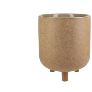 Übertopf - braun - Steingut - 23 cm - 21.5 | Möbel Kraft